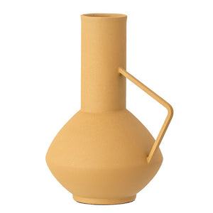 BLOOMINGVILLE-Irine Vase, Yellow, Metal