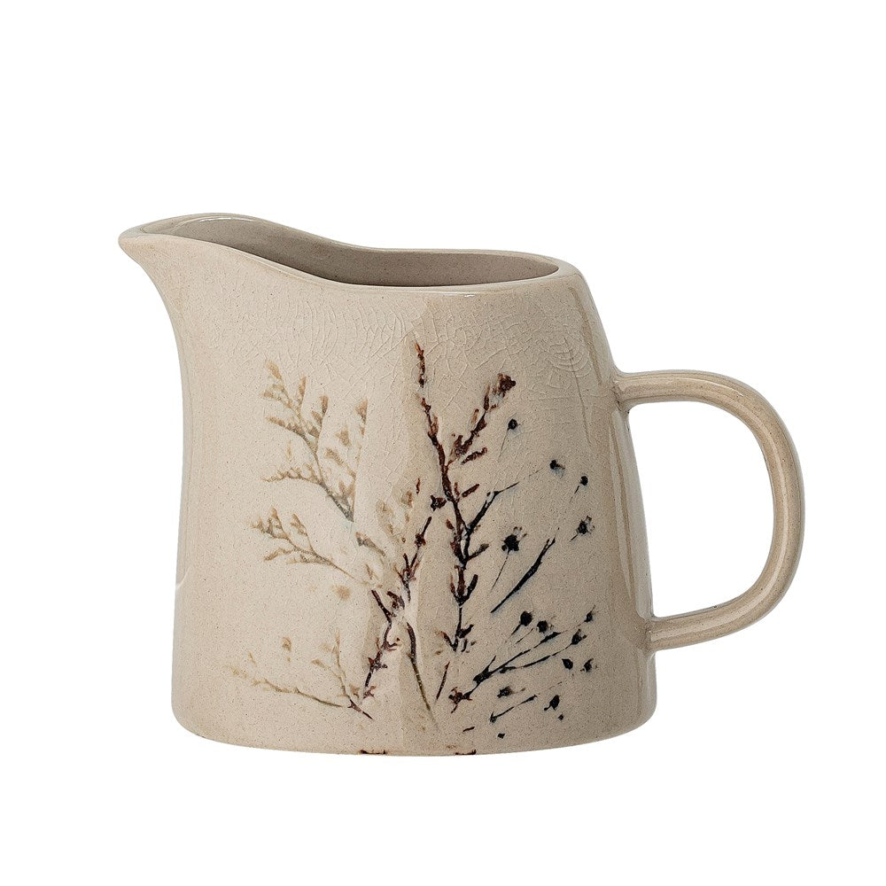 BLOOMINGVILLE-Bea Milk Jug, Nature, Stoneware