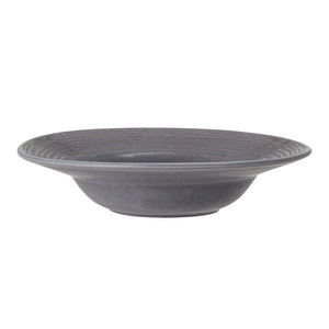 BLOOMINGVILLE-Raben Pasta Plate, Grey, Stoneware