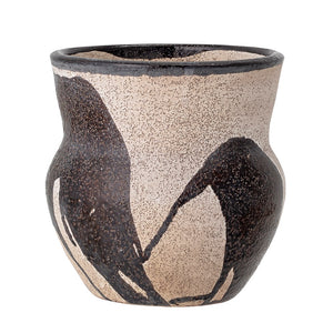 BLOOMINGVILLE-Nala Flowerpot, Black, Terracotta