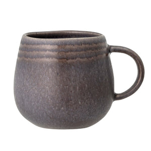 BLOOMINGVILLE-Raben Mug, Grey, Stoneware