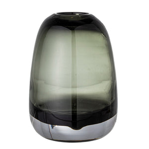 BLOOMINGVILLE-Adjo Vase, Grey, Glass