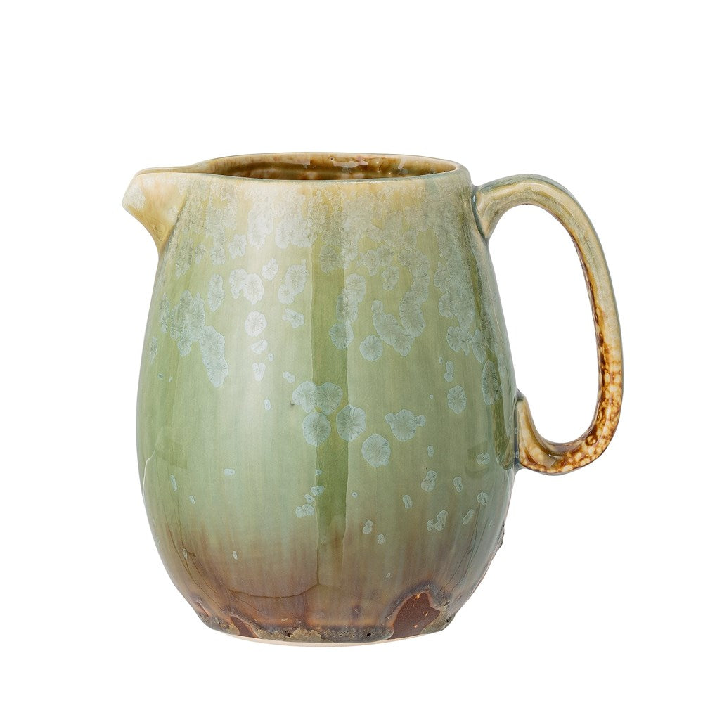 CREATIVE COLLECTION-Dahlia Jug, Green, Stoneware