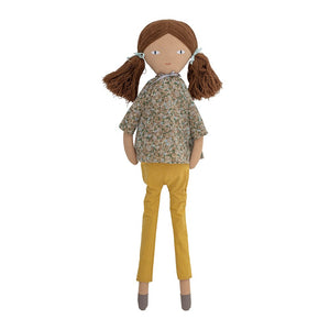 Bloomingville-Lilo Doll, Yellow, Cotton