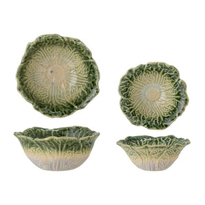 BLOOMINGVILLE-Savanna Bowl, Green, Stoneware