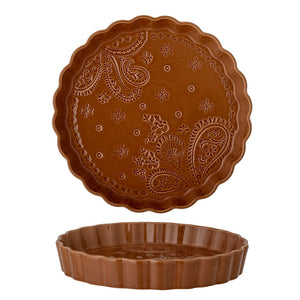 BLOOMINGVILLE-Rani Serving Dish, Brown, Stoneware