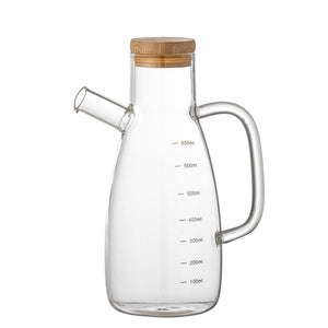 BLOOMINGVILLE-Haron Oil Bottle, Clear, Glass