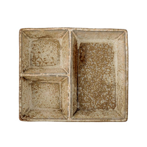 Creative Collection-Risa Serving Plate, Brown, Stoneware