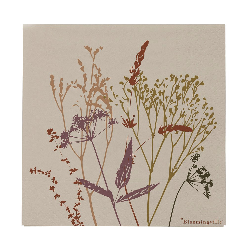 BLOOMINGVILLE-Sirri Napkin, Nature, FSCÃƒâ€šÃ‚Â® Recycled, Paper
