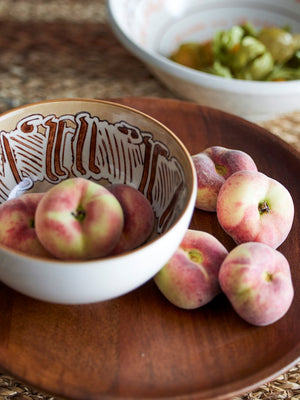 BLOOMINGVILLE-Heikki Serving Bowl, Brown, Stoneware