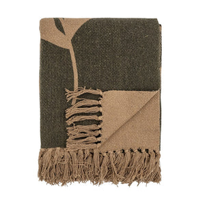 Creative Collection-Geneva Throw, Green, Recycled Cotton