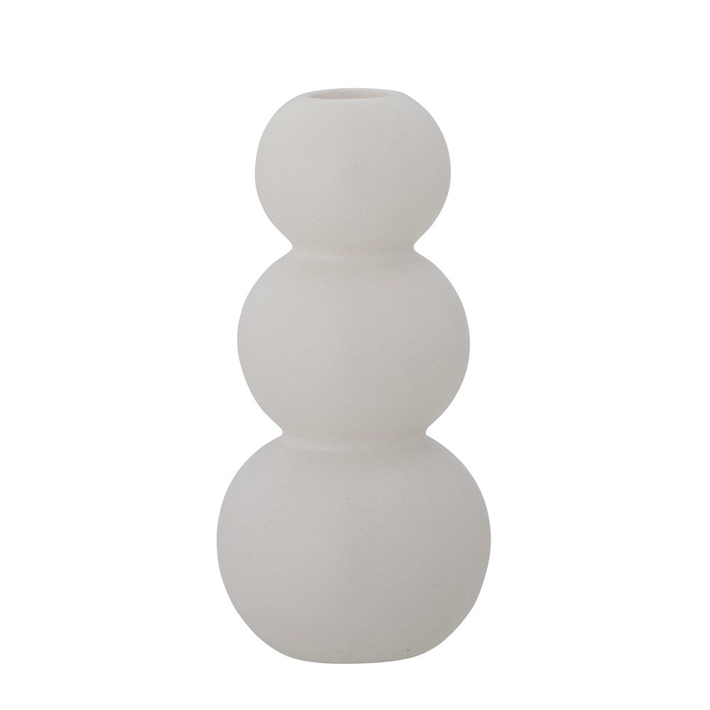 BLOOMINGVILLE -Ingo Candlestick, Nature, Stoneware
