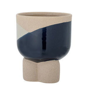 Creative Collection-Iness Flowerpot, Blue, Stoneware