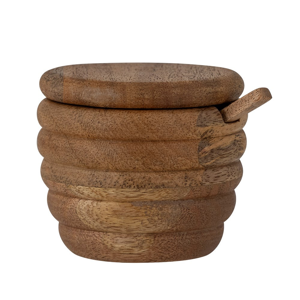 Creative Collection-Tilda Salt Jar w/Spoon, Nature, Mango