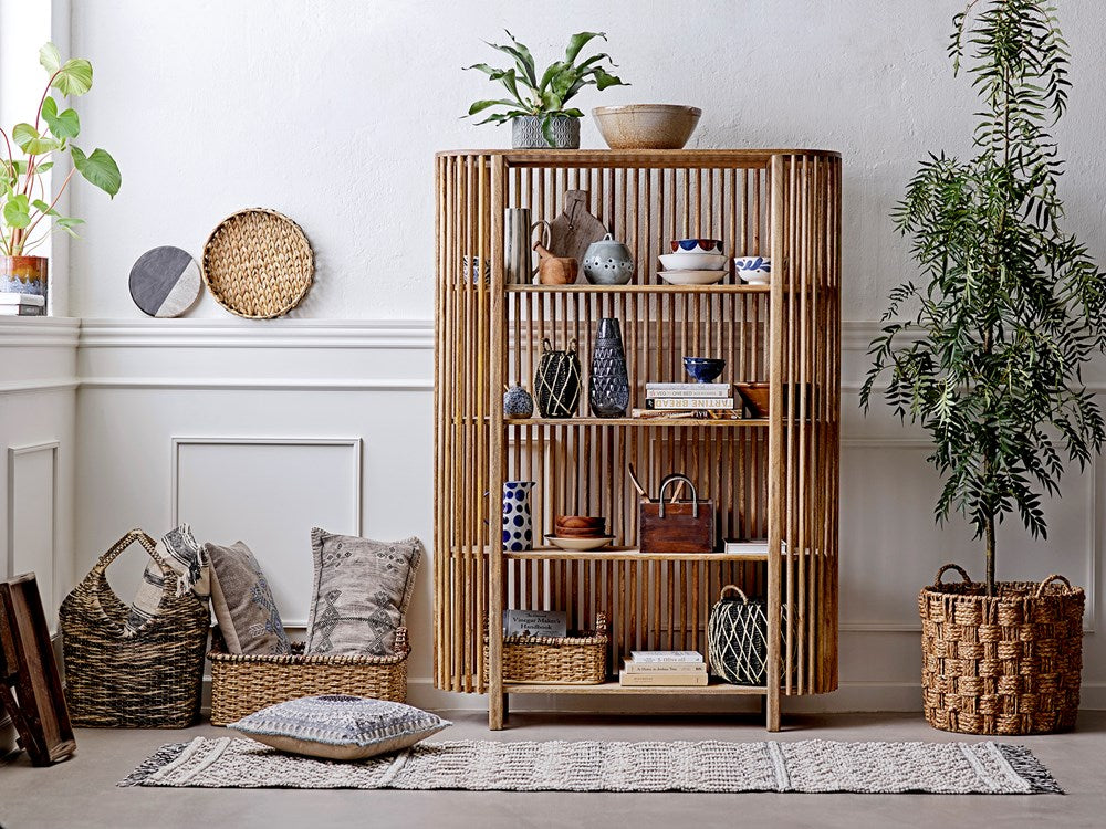 Creative Collection-Tinne Serving Tray, Black, Water Hyacinth