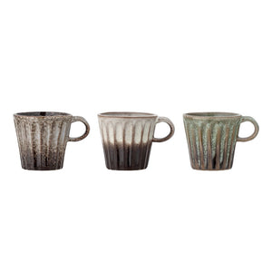 BLOOMINGVILLE-Elana Mug, Brown, Stoneware