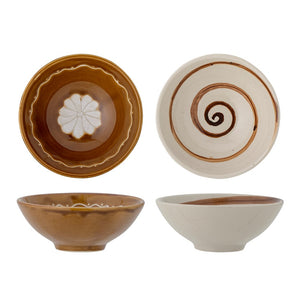 BLOOMINGVILLE-Heikki Bowl, Brown, Stoneware