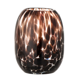 BLOOMINGVILLE-Crister Vase, Brown, Glass