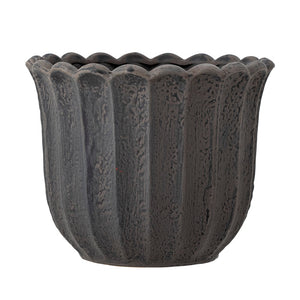 BLOOMINGVILLE-Chaca Flowerpot, Brown, Stoneware