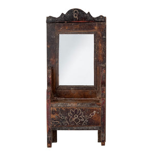 Creative Collection-Sehar Mirror w/Shelf, Brown, Reclaimed Wood