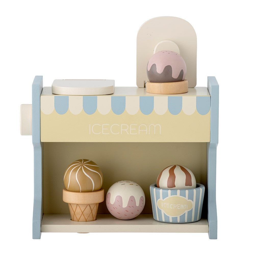 Vallie Toy Ice Cream Stand, Blue, FSC®100%, Lotus