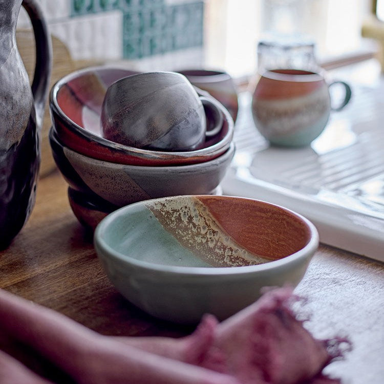 * BLOOMINGVILLE-Paula Bowl, Purple, Stoneware