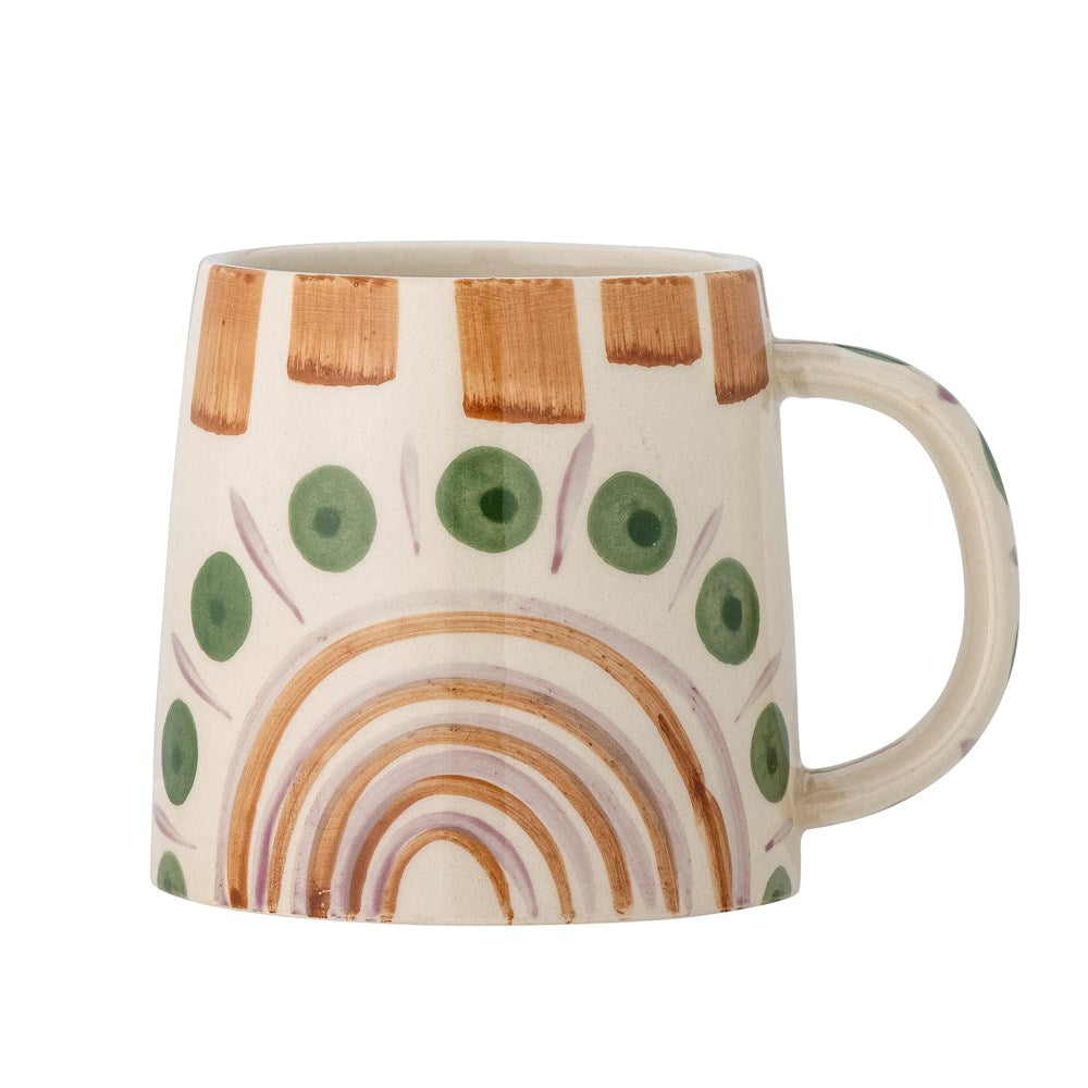 BLOOMINGVILLE-Shama Mug, Green, Stoneware