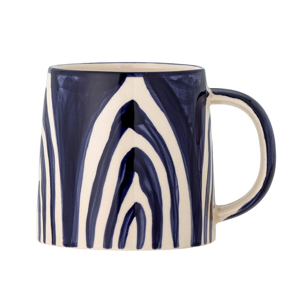 BLOOMINGVILLE-Shama Mug, Blue, Stoneware