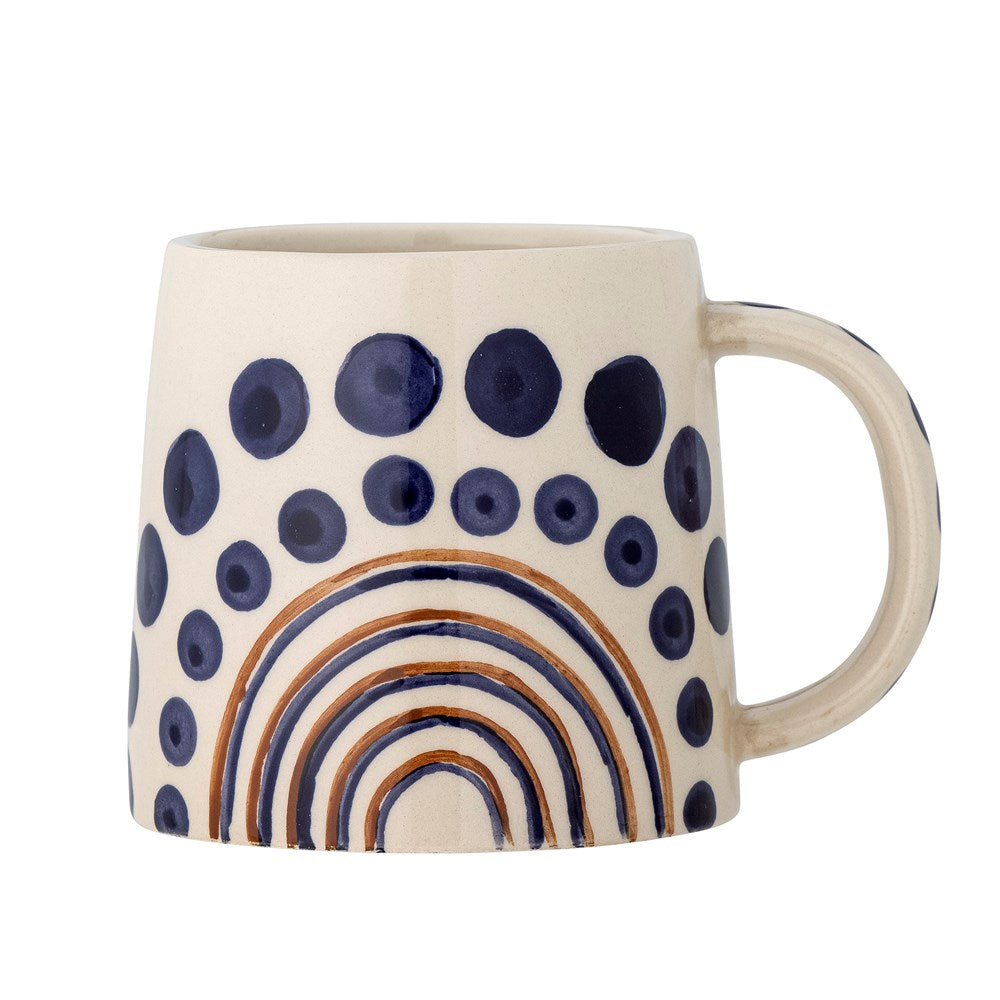 BLOOMINGVILLE-Shama Mug, Blue, Stoneware