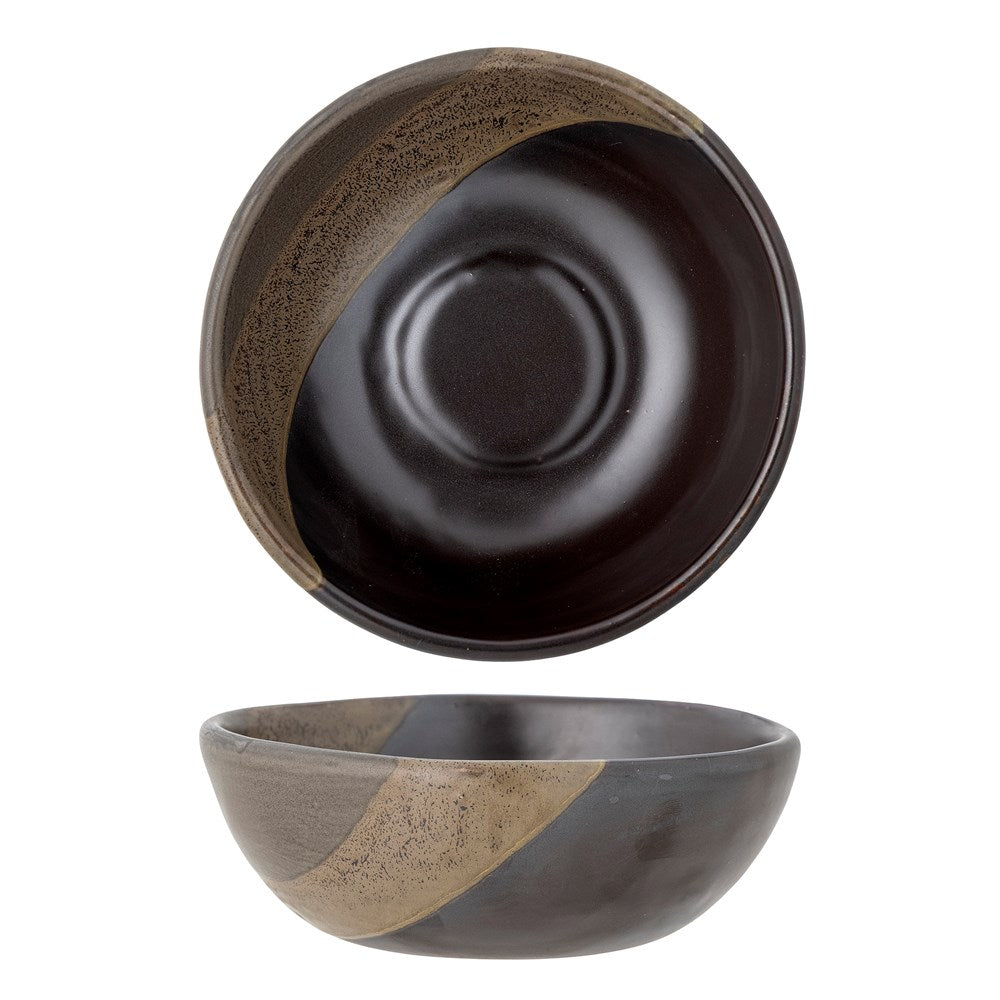BLOOMINGVILLE-Paula Bowl, Brown, Stoneware