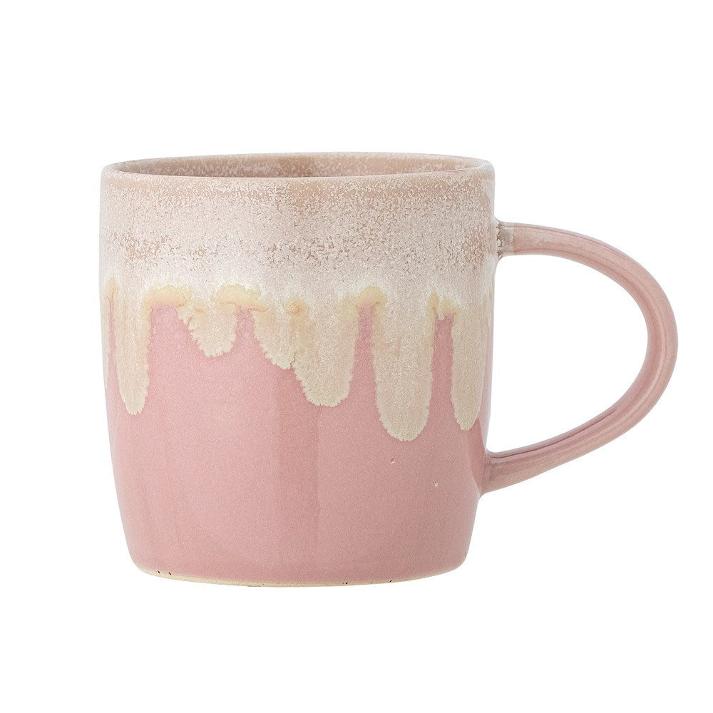 Bloomingville-Louisa Cup, Rose, Stoneware