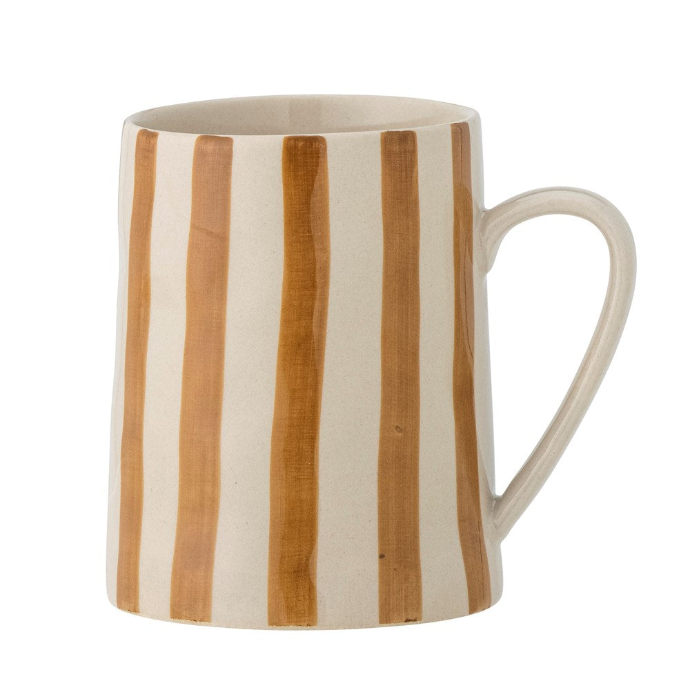 Creative Collection-Begonia Mug, Brown, Stoneware