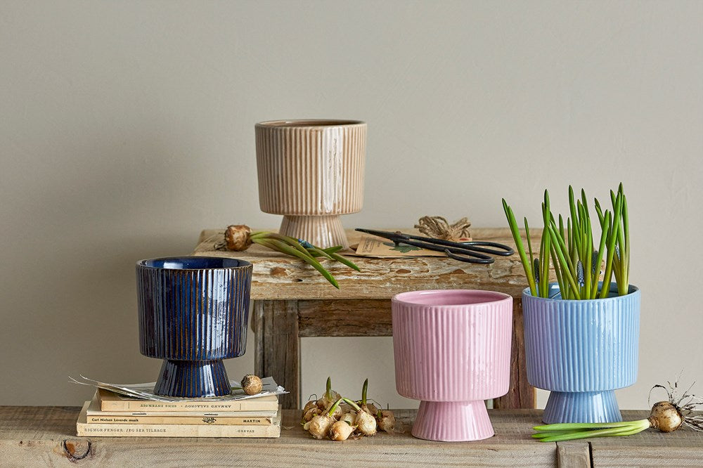 Bloomingville - Ayleen Flowerpot, Blue, Stoneware