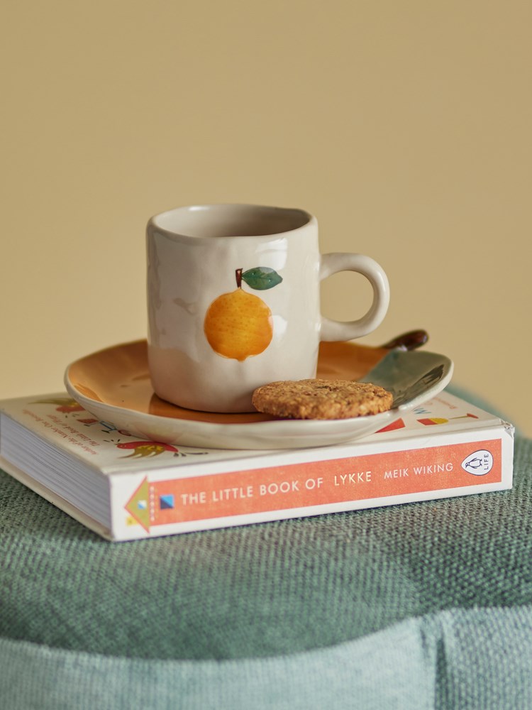 Bloomingville-Agnes Cup, White, Stoneware