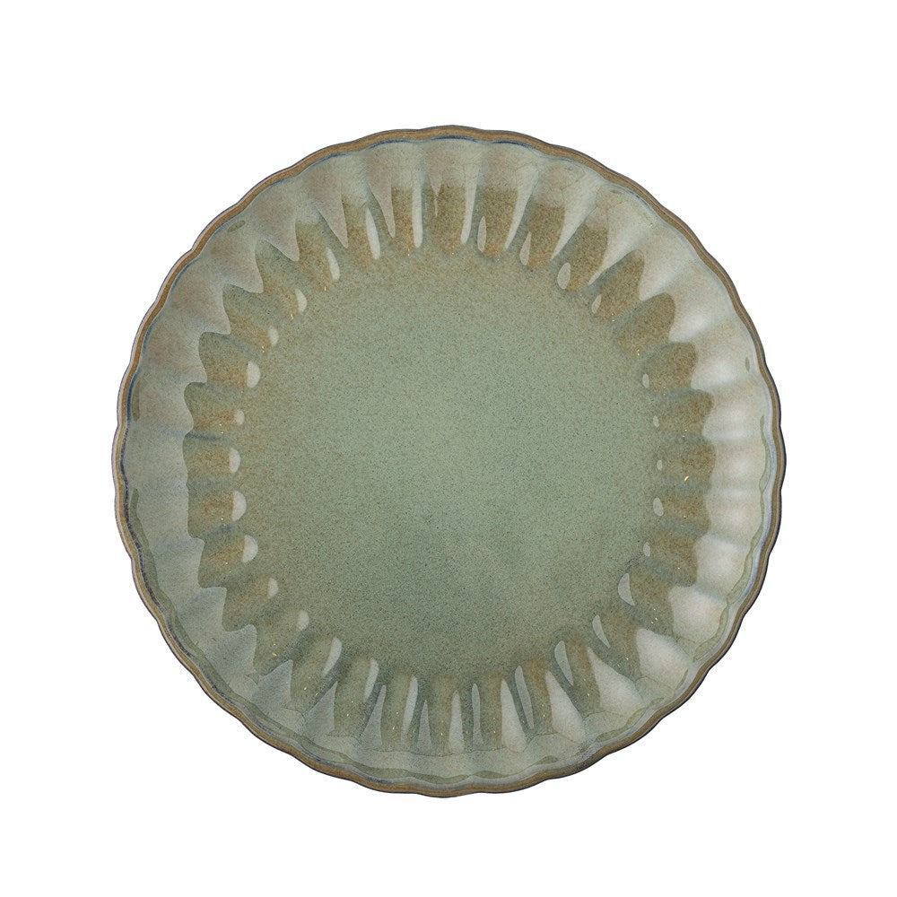 BLOOMINGVILLE-Latina Plate, Light Green, Stoneware