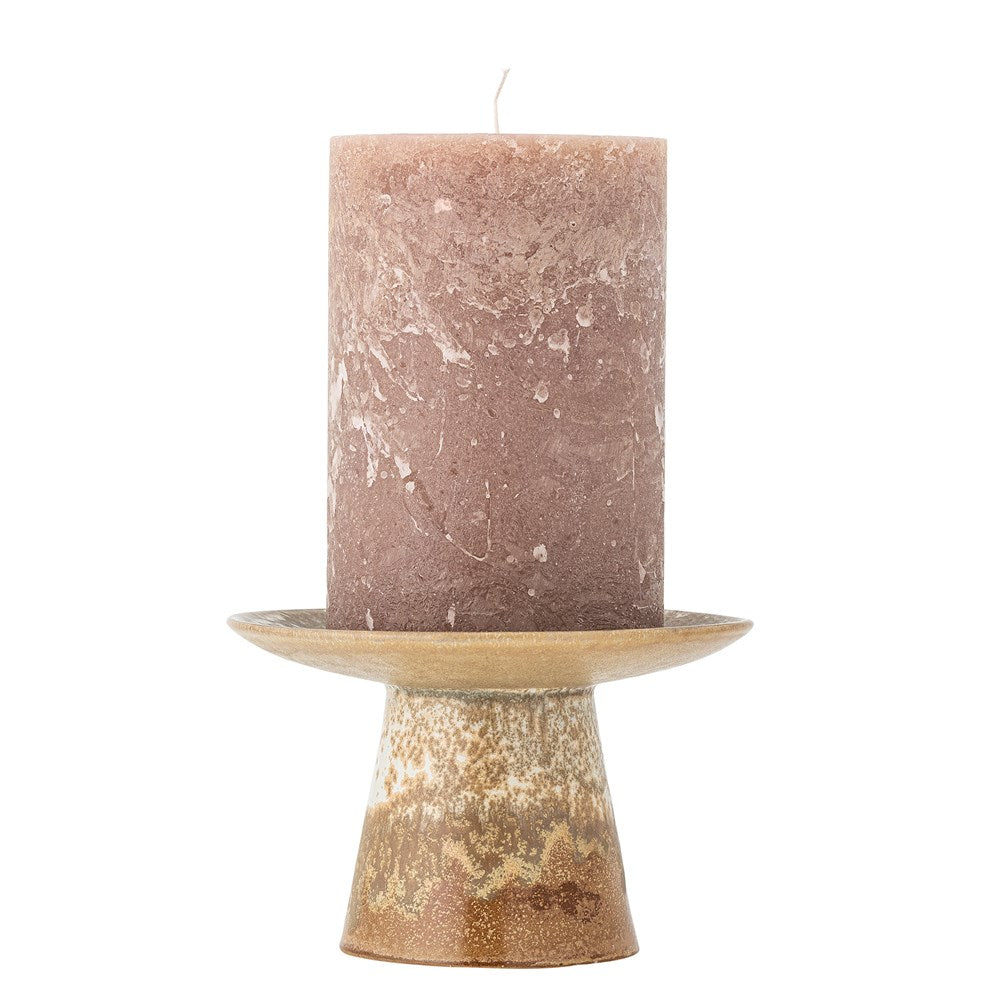 Bloomingville -Ikigai Pedestal Bowl, Brown, Stoneware