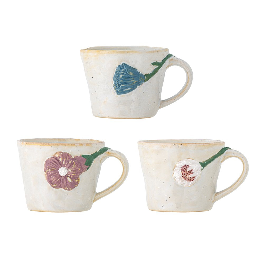Loua Cup, Grey - Set of 3