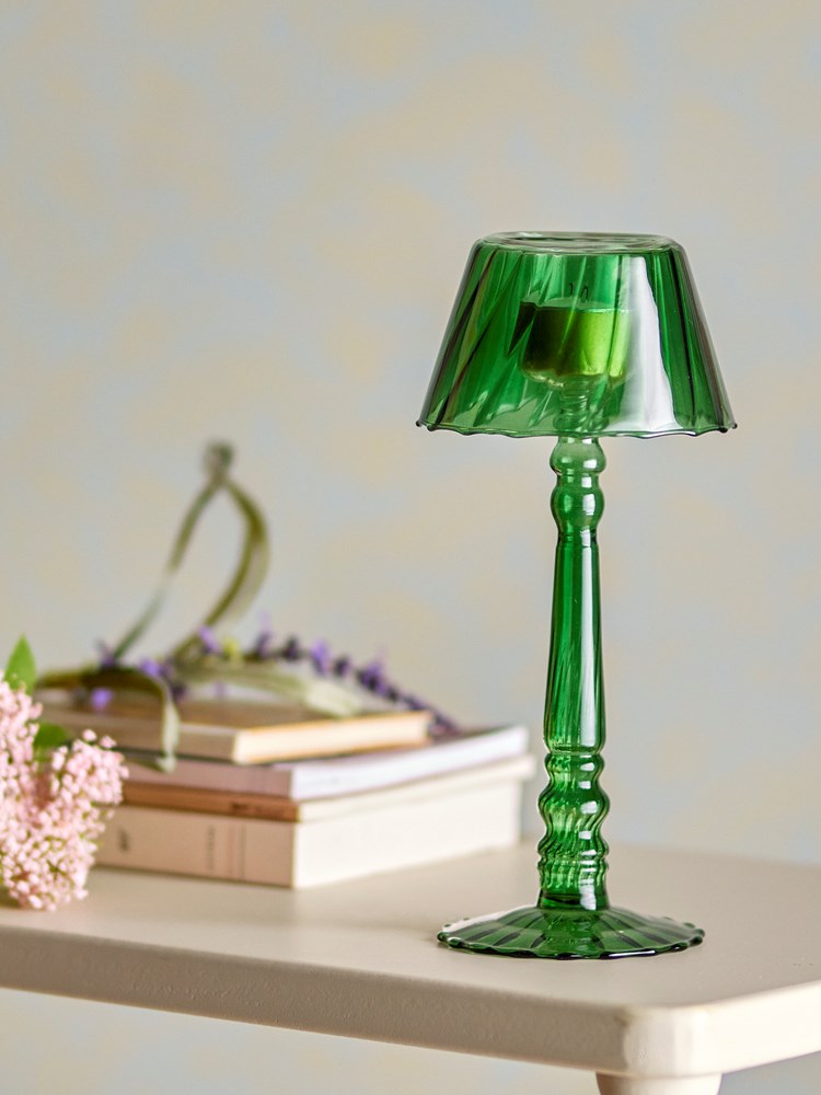 BLOOMINGVILLE-Cisco Votive, Green, Glass