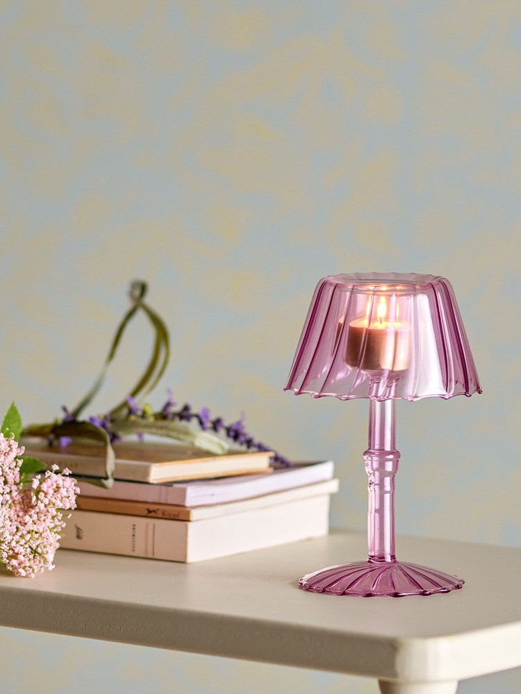 BLOOMINGVILLE-Cisco Votive, Rose, Glass