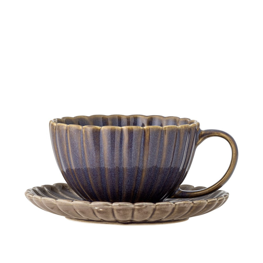 BLOOMINGVILLE-Latina Cup w/Saucer Purple