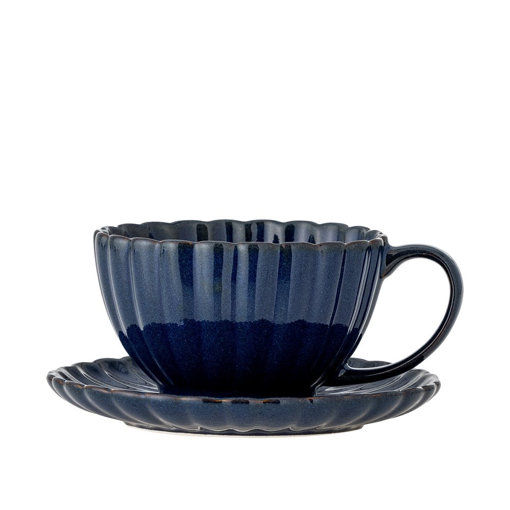 BLOOMINGVILLE-Latina Cup w/Saucer Blue