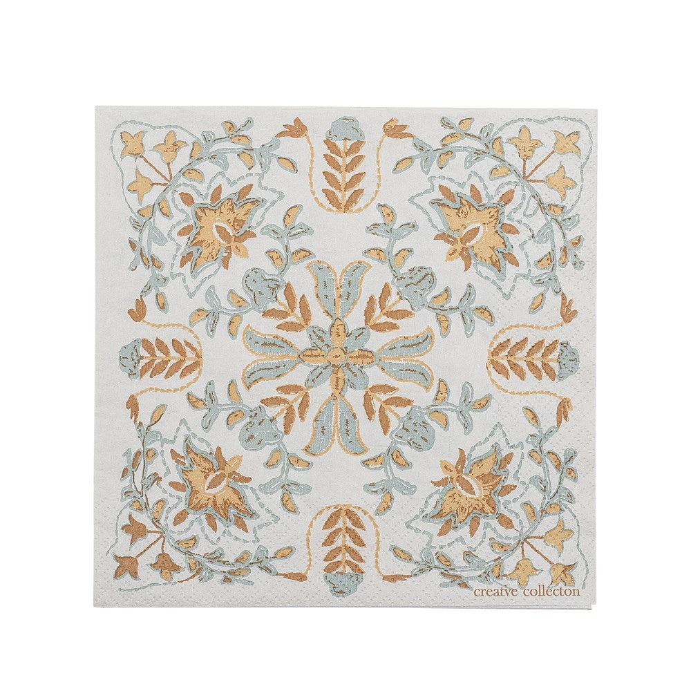 Creative Collection-Alvira Napkin, Green, FSC Mix, Paper