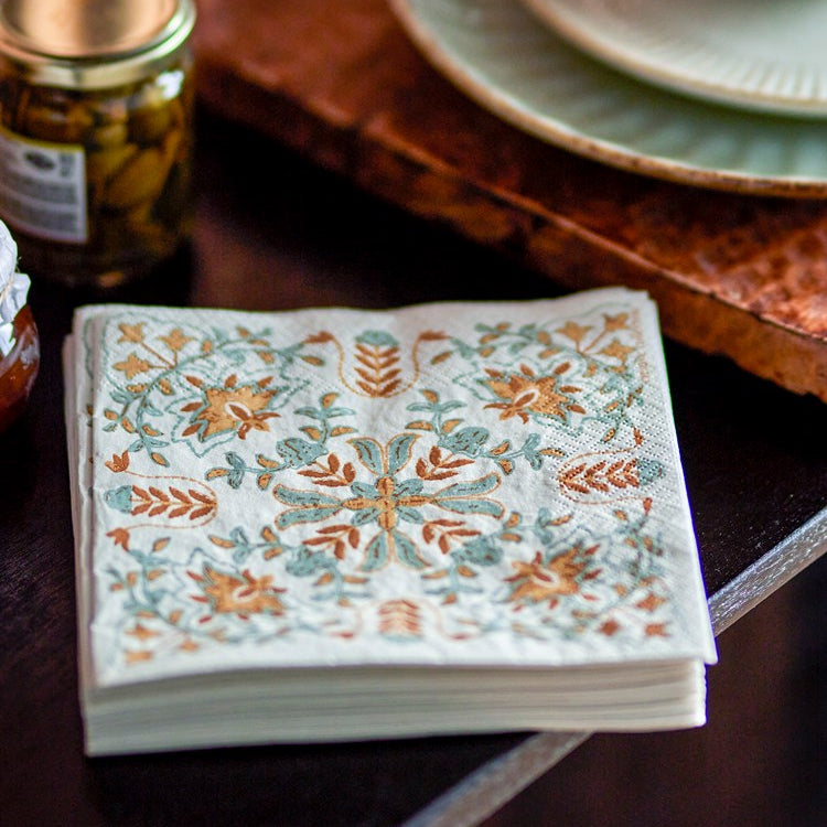 Creative Collection-Alvira Napkin, Green, FSC Mix, Paper