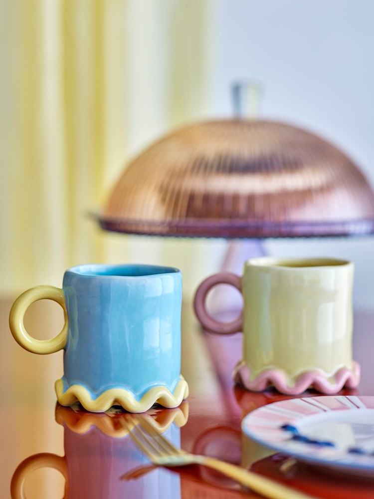 BLOOMINGVILLE-Polly Mug, Multi, Stoneware - Set of 2