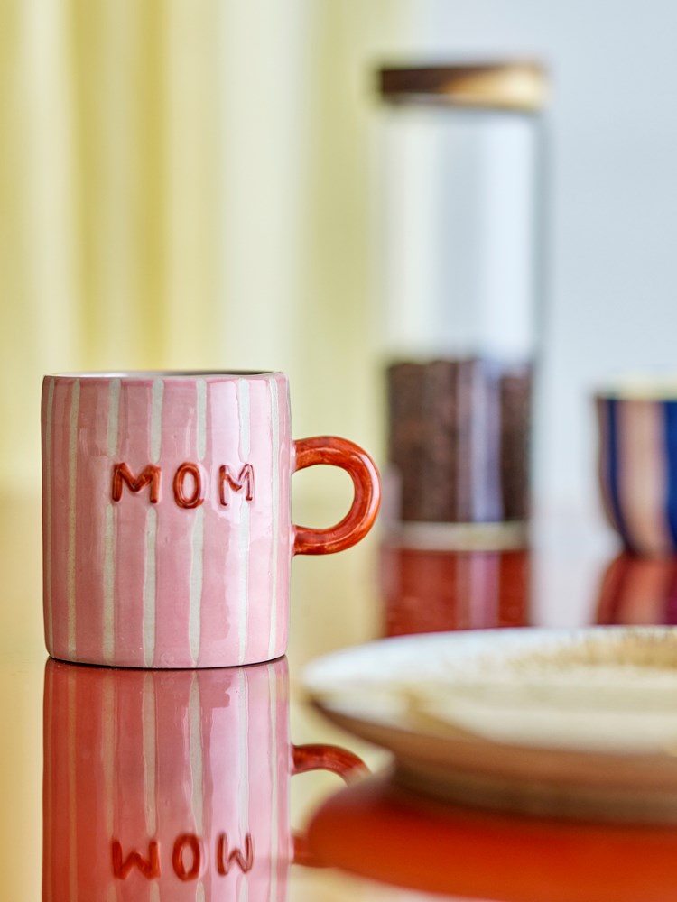 BLOOMINGVILLE-Cherish Mug, Rose, Stoneware - Set of 2