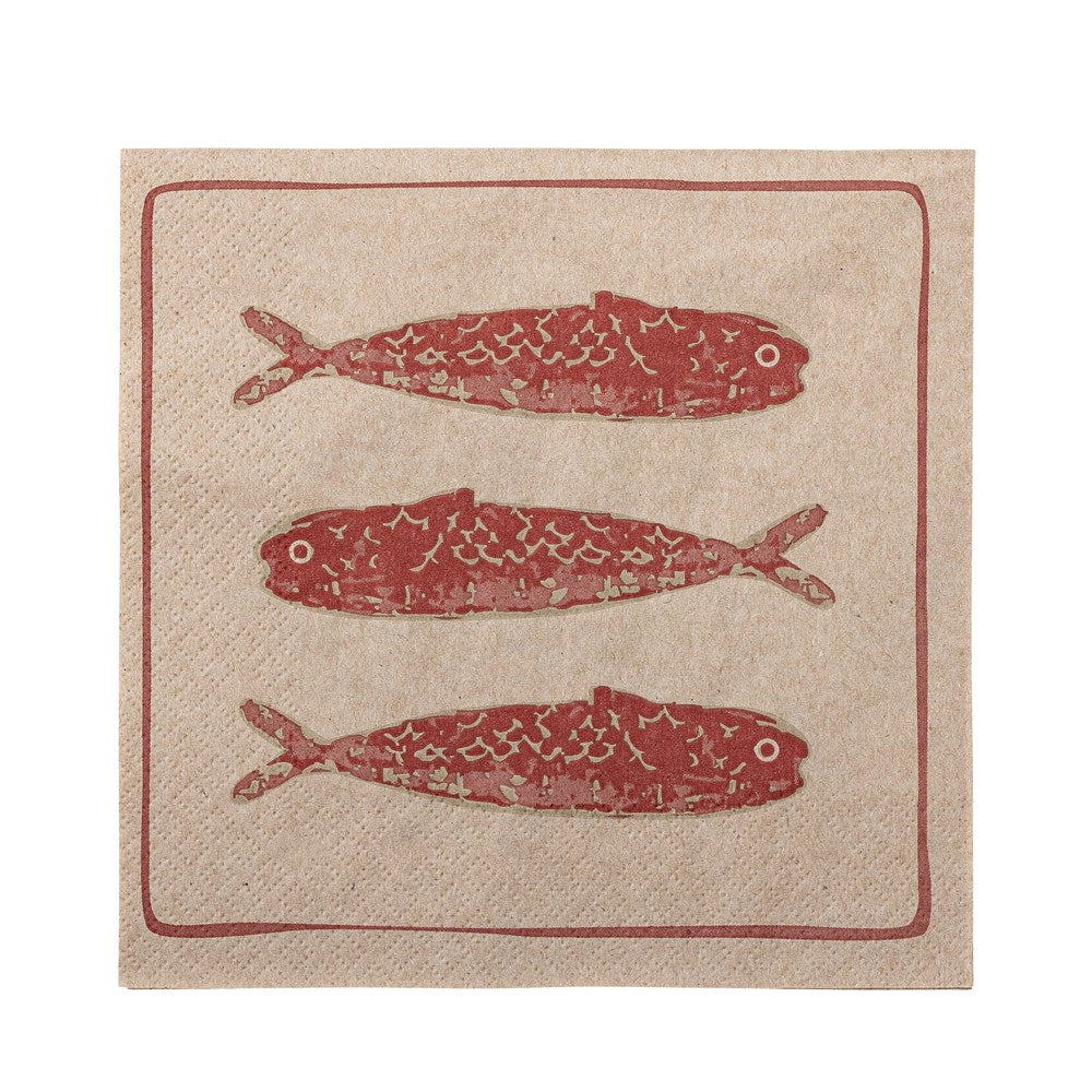 BLOOMINGVILLE-Hadden Napkin, Green, FSC Recycled, Paper