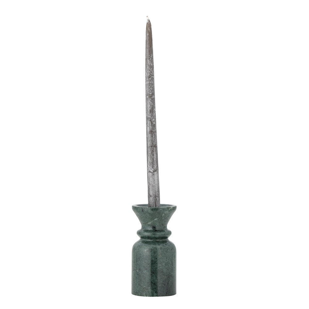 BLOOMINGVILLE-Sicilia Candle Holder, Green, Marble
