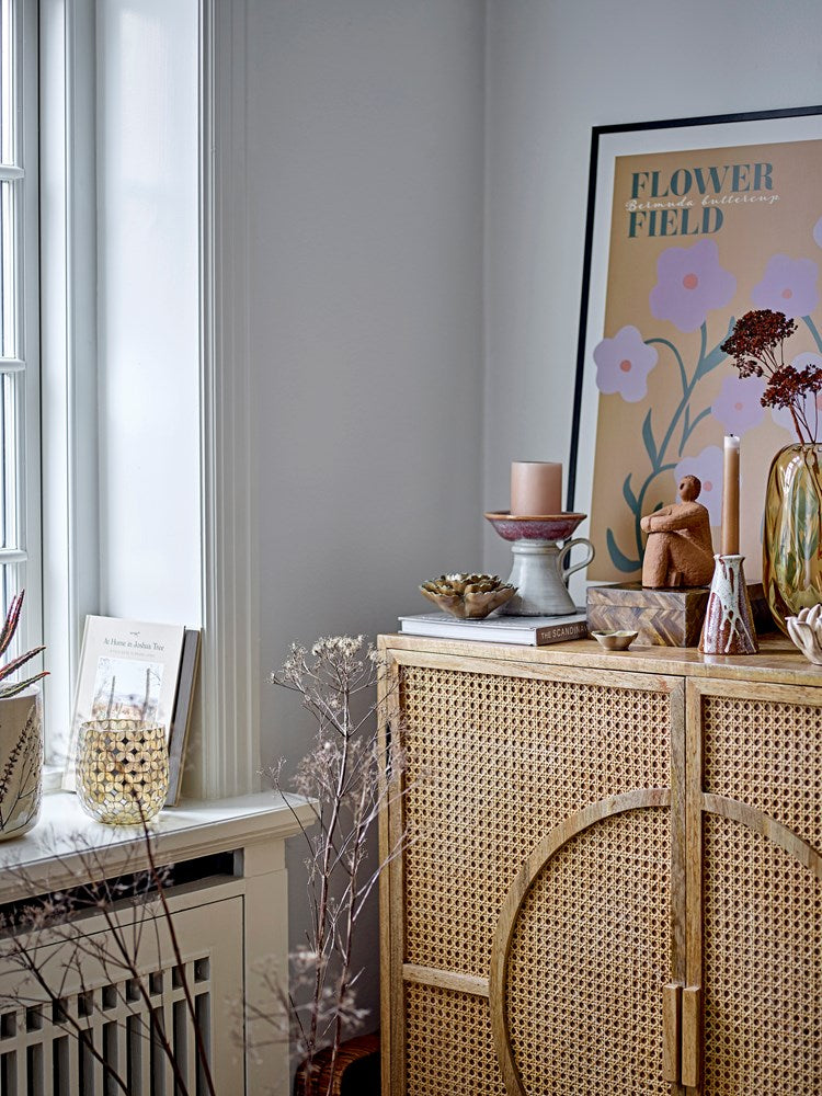 BLOOMINGVILLE-Irisa Votive, Brown, Stoneware