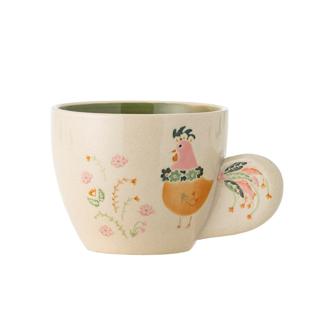 Joshua Cup, Green, Stoneware