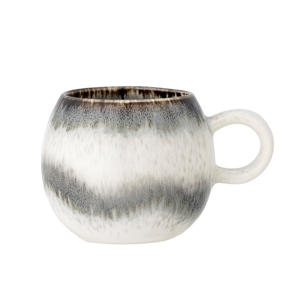 BLOOMINGVILLE-Paula Cup, Grey-9x8 cm
